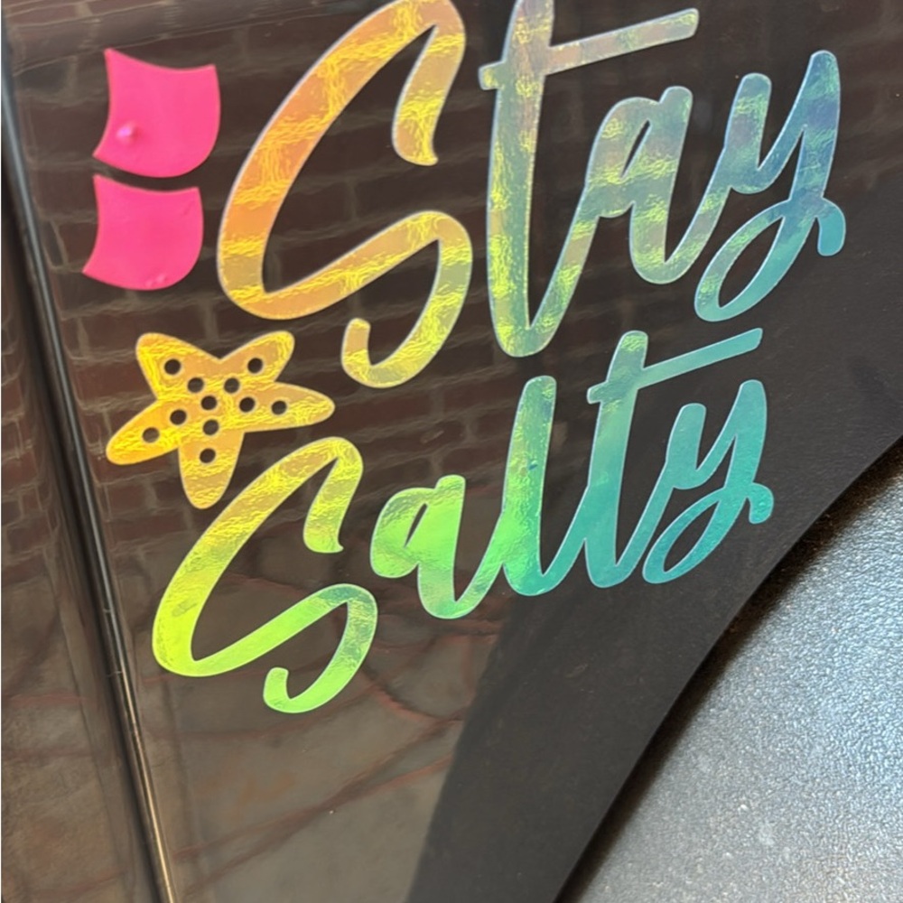 Colorful 'Stay Salty' Home Design Sticker